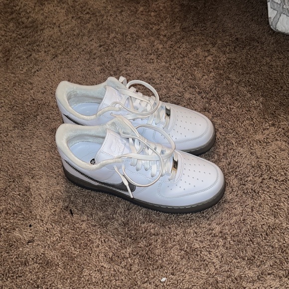 Nike Air Force 1 white gray platinum - Picture 3 of 5